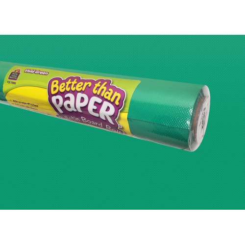 Vivid Green Better Than Paper Bulletin Board Roll TCR77895 Teacher