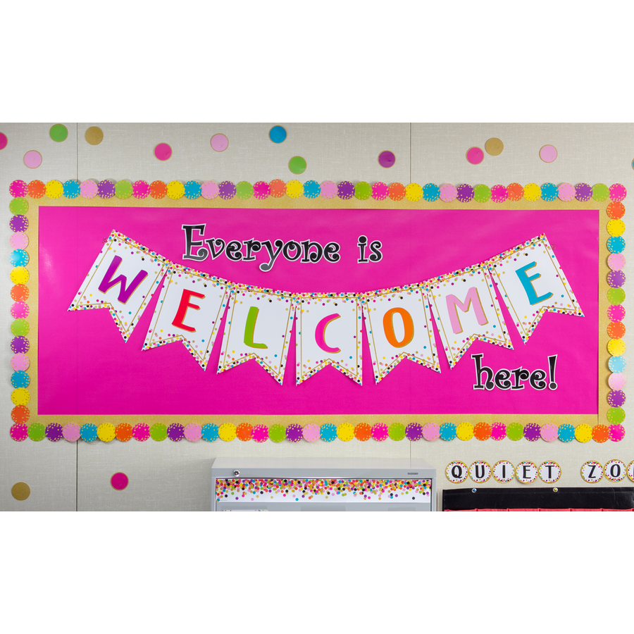 Confetti Circles DieCut Border Trim TCR3571 Teacher Created Resources