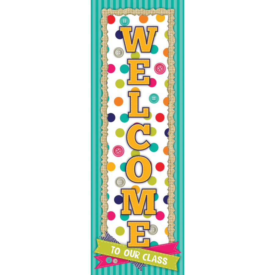 Sensational Spots Welcome Banner - TCR60347 | Teacher Created Resources