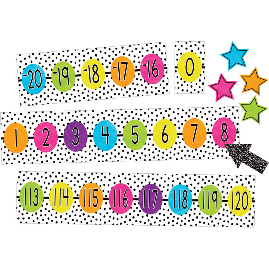 Brights 4Ever Number Line (-20 to 120) Bulletin Board - TCR6922 | Teacher  Created Resources