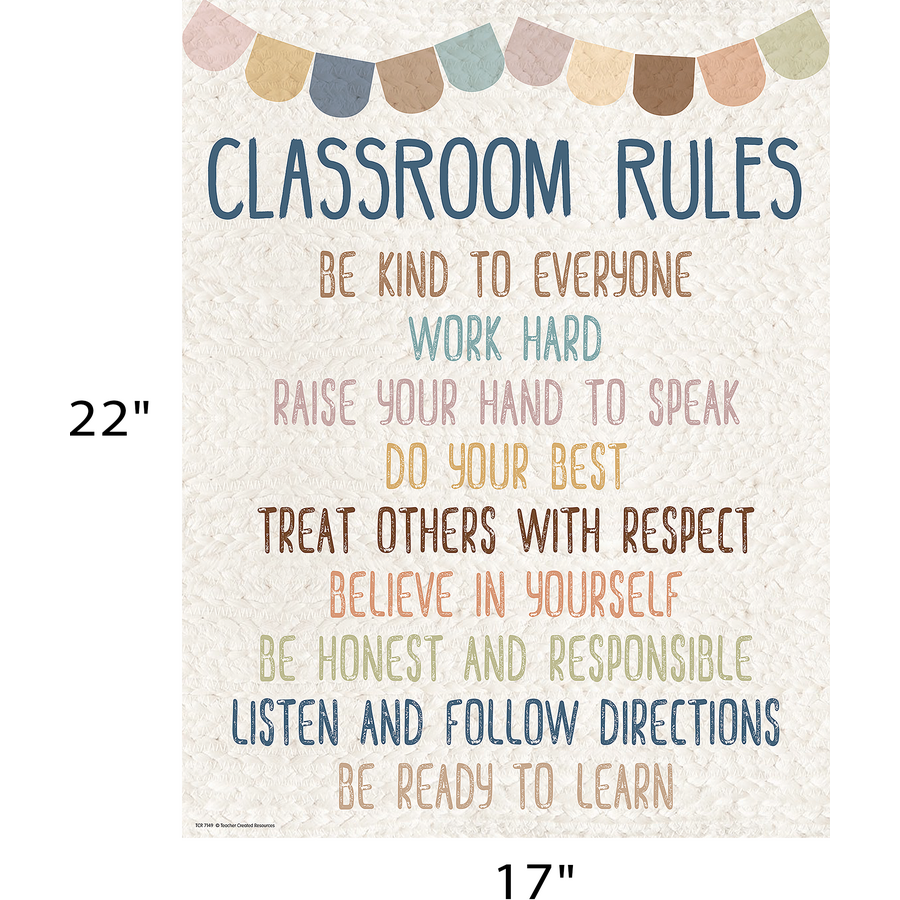 Everyone is Welcome Classroom Rules - TCR7149 | Teacher Created Resources