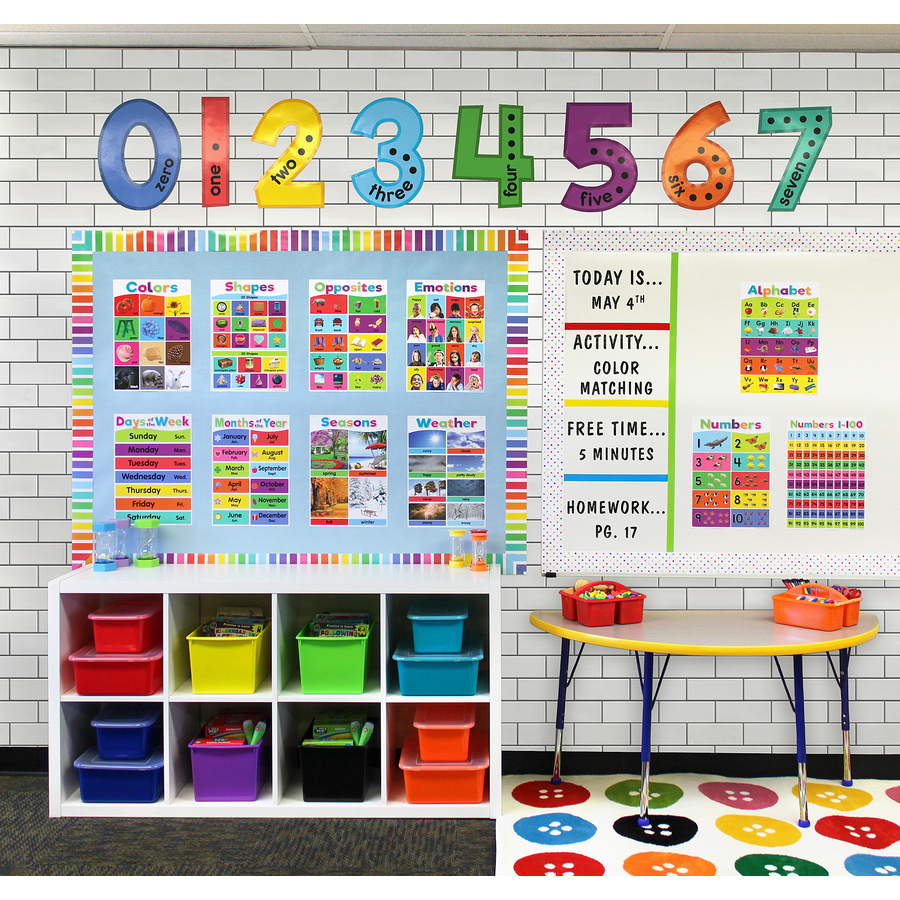 Colorful Early Learning Small Poster Pack - TCR7456 | Teacher Created ...