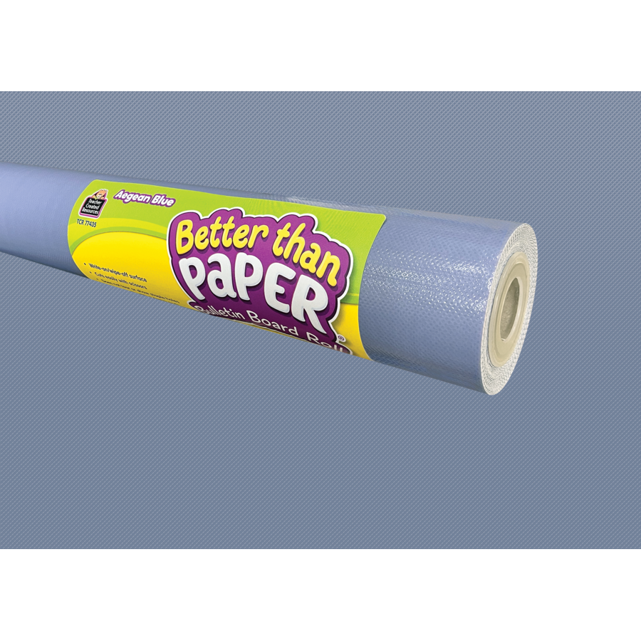 Aegean Blue Better Than Paper Bulletin Board Roll Tcr77435 Teacher Created Resources 6312