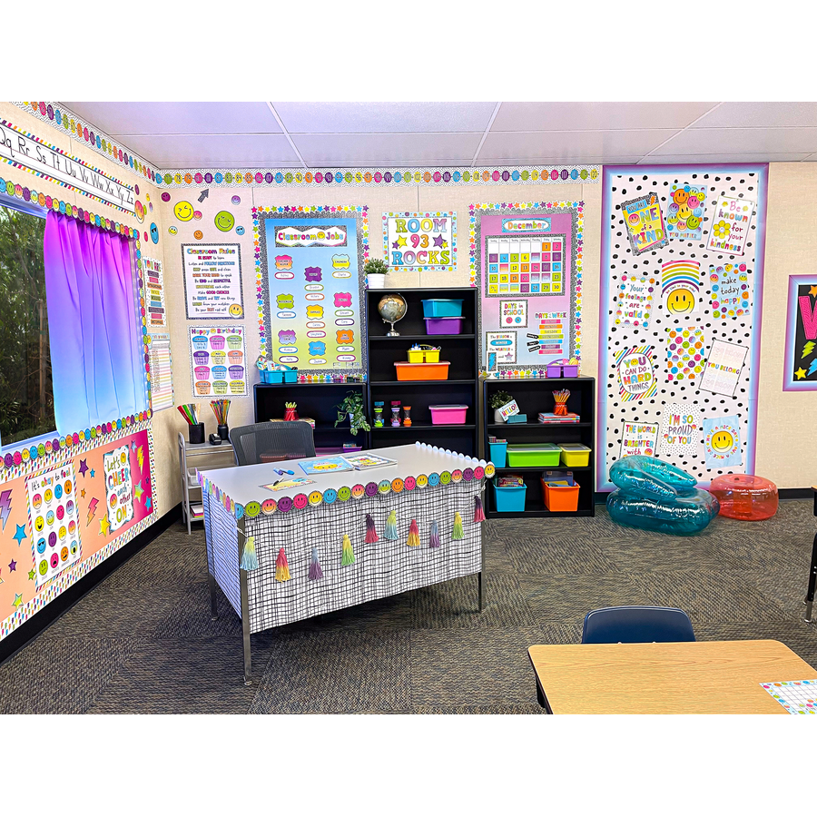 Black Painted Dots on White Better Than Paper Bulletin Board Roll