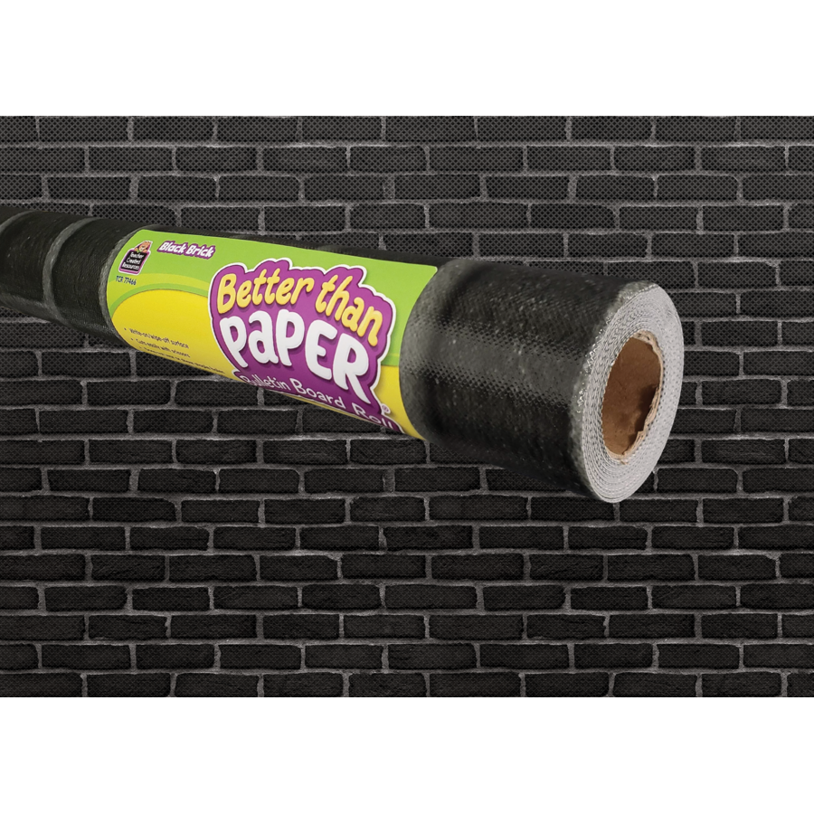 Black Brick Better Than Paper Bulletin Board Roll TCR77466 Teacher