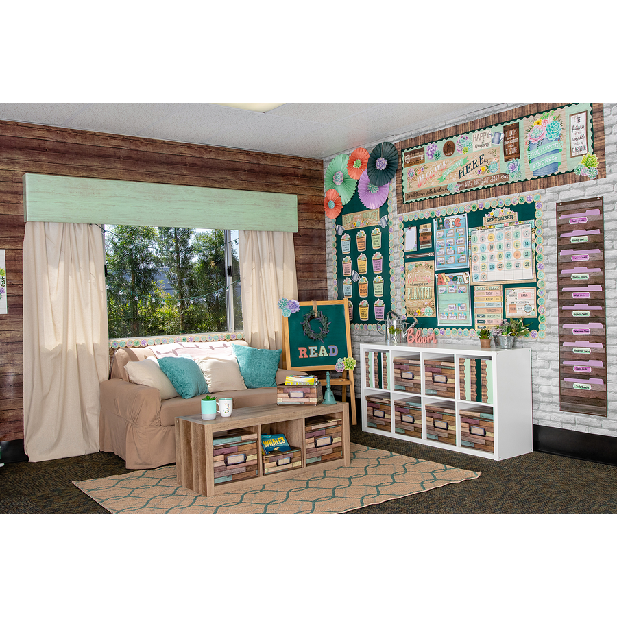 Dark Wood Better Than Paper Bulletin Board Roll TCR77885 Teacher