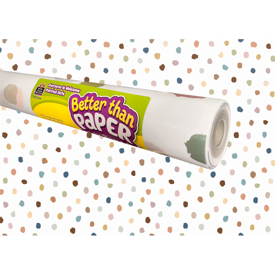 Everyone is Painted Dots Better Than Paper Bulletin Board Roll