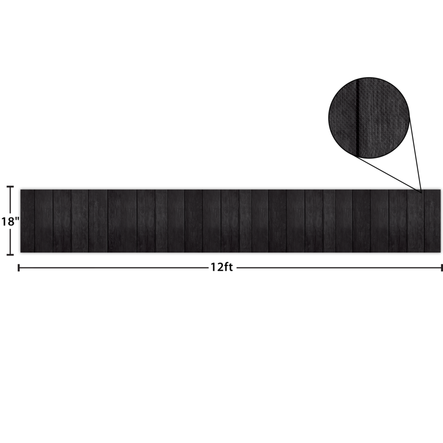 Fun Size Vertical Black Wood Better Than Paper Bulletin Board Roll