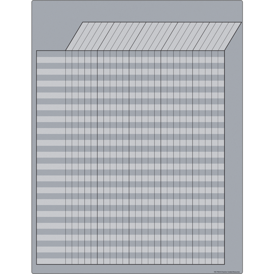 Gray Incentive WriteOn/WipeOff Chart TCR7920 Teacher Created