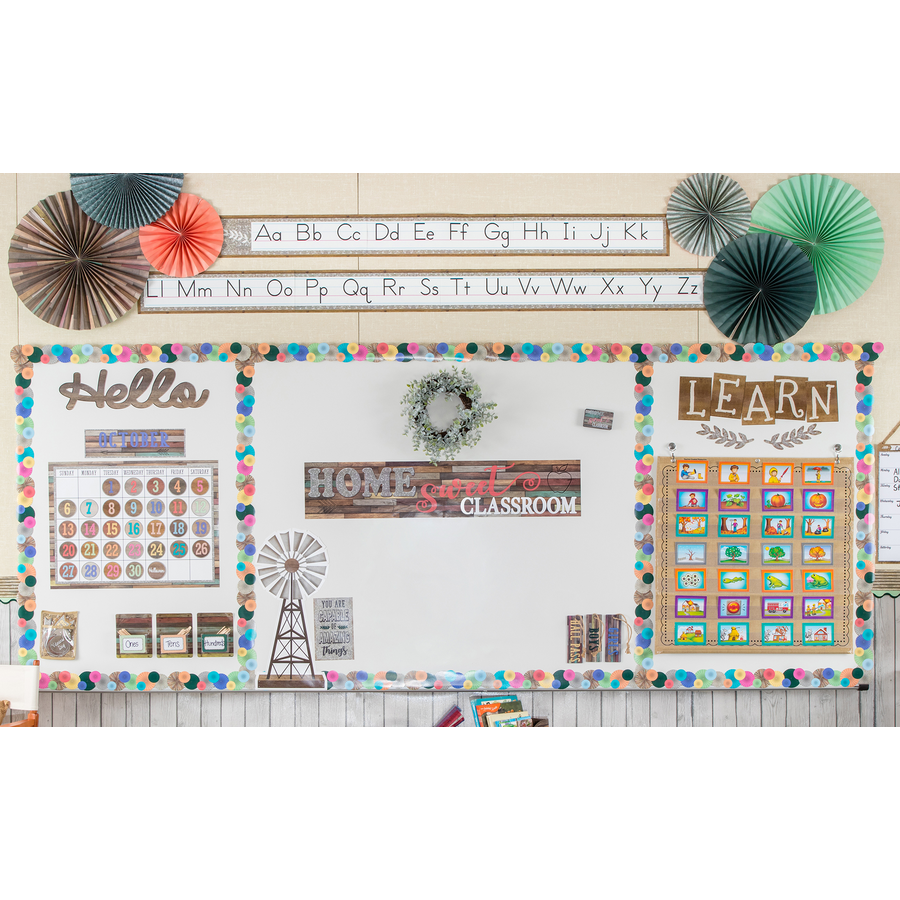 Home Sweet Classroom Traditional Printing Mini Bulletin Board TCR8800