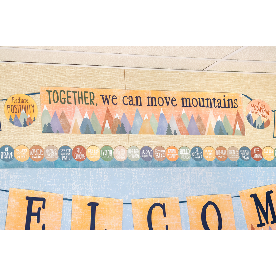 Moving Mountains Together, We Can Move Mountains Banner TCR9144
