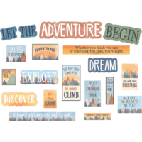 Moving Mountains Let the Adventure Begin Mini Bulletin Board