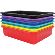Bold Colors Plastic Letter Trays Set of 6