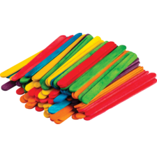 STEM Basics: Multicolor Craft Sticks - 250 Count