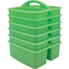 Mint Plastic Storage Caddies 6-Pack