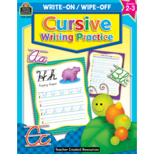 Cursive Writing Practice Write-On Wipe-Off Book