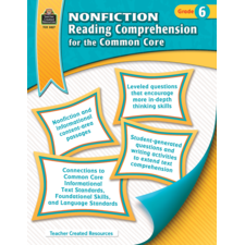 Nonfiction Reading Comprehension for the Common Core Grade 6