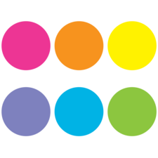 Spot On Carpet Markers Bright Circles - 7"