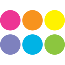 Spot On Carpet Markers Bright Circles  - 4"