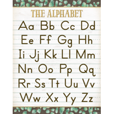 Eucalyptus The Alphabet Chart