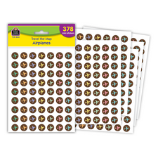 Travel the Map Airplanes Mini Stickers