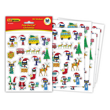 Pete the Cat Christmas Stickers
