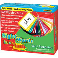 Sight Words in a Flash Cards Grades K-1