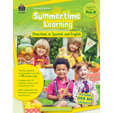 Summertime Learning Grade PreK - Spanish Directions