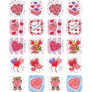 TCR1258 Valentine's Day Stickers Image