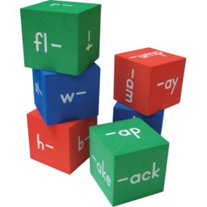 TCR20633 Foam Word Families Cubes Image
