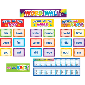 TCR20845 First 100 Sight Words Pocket Chart Cards Pre K-2 Image