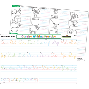 TCR21014 Cursive Writing Practice Learning Mat Image