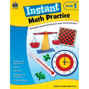 TCR2748 Instant Math Practice Grade 1 Image
