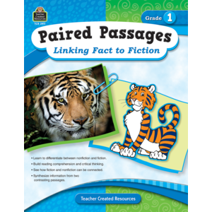 TCR2911 Paired Passages: Linking Fact to Fiction Grade 1 Image