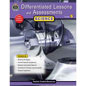 TCR2926 Differentiated Lessons & Assessments: Science Grade 6 Image