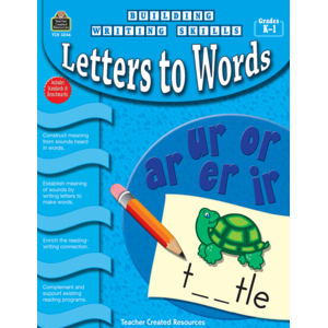 TCR3246 Building Writing Skills: Letters to Words Image