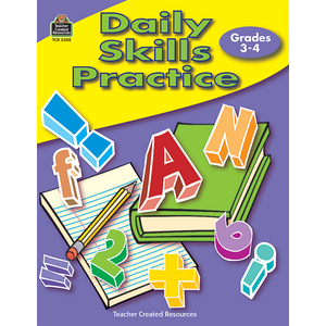 TCR3305 Daily Skills Practice Grades 3-4 Image
