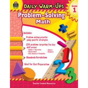 TCR3575 Daily Warm-Ups: Problem Solving Math Grade 1 Image