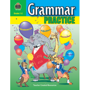 TCR3620 Grammar Practice for Grades 1-2 Image