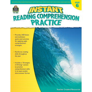 TCR3835 Instant Reading Comprehension Practice Grade 6 Image