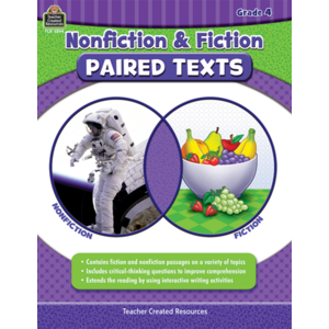TCR3894 Nonfiction and Fiction Paired Texts Grade 4 Image