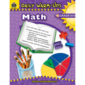 TCR3964 Daily Warm-Ups: Math, Grade 6 Image