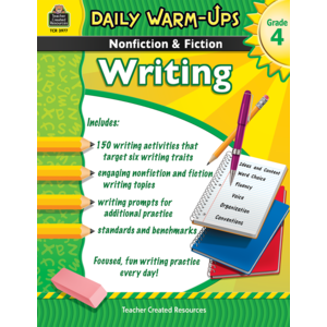 TCR3977 Daily Warm-Ups: Nonfiction & Fiction Writing Grade 4 Image