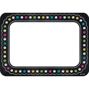 TCR5623 Chalkboard Brights Name Tags/Labels Image