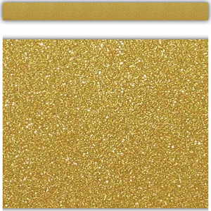 TCR5627 Gold Shimmer Straight Border Trim Image