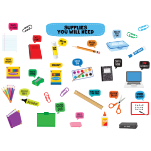 TCR5721 Supplies You Will Need Mini Bulletin Board Image