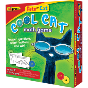 TCR63530 Pete the Cat Cool Cat Math Game Grade K Image