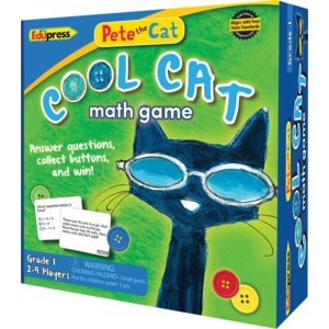 TCR63531 Pete the Cat Cool Cat Math Game Grade 1 Image