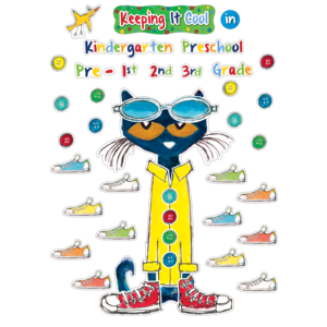 TCR63922 Pete the Cat Keeping it Cool In....Bulletin Board Image