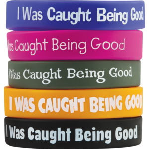 TCR6573 I Was Caught Being Good Wristbands Image